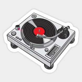 Turntable (Gray Colorway) Analog / Music Sticker